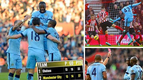 Man City phả hơi nóng vào gáy Chelsea Man City phả hơi nóng vào gáy Chelsea