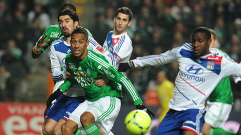 Saint Etienne 3-0 Lyon: Saint Etienne 3-0 Lyon: