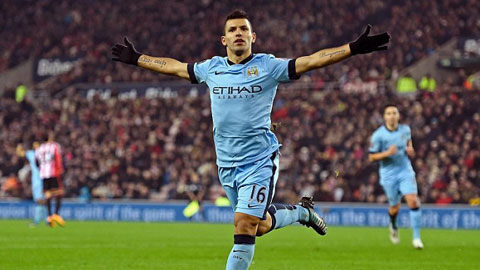 Aguero có hiệu suất ghi bàn Aguero có hiệu suất ghi bàn