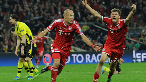 Robben và Mueller nguy hiểm nhất Bundesliga 2014/15 Robben và Mueller nguy hiểm nhất Bundesliga 2014/15