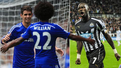 Chelsea thí Oscar hoặc Willian để mua sao Newcastle? Chelsea thí Oscar hoặc Willian để mua sao Newcastle?