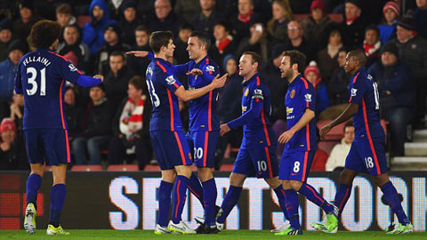 Đánh bại Southampton, M.U lập kỷ lục... buồn Đánh bại Southampton, M.U lập kỷ lục... buồn