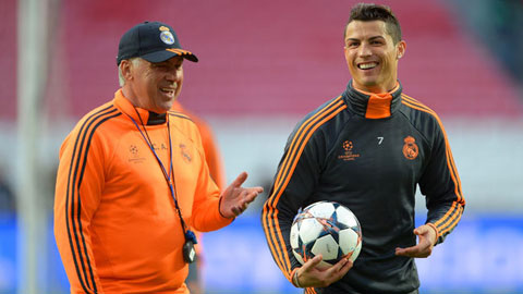 Ancelotti không để Ronaldo nghỉ ngơi Ancelotti không để Ronaldo nghỉ ngơi