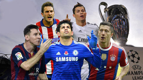 Điểm mặt các ƯCV vô địch Champions League 2014/15 Điểm mặt các ƯCV vô địch Champions League 2014/15