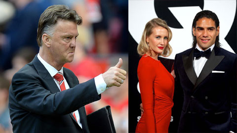 Vợ Falcao phản pháo Van Gaal Vợ Falcao phản pháo Van Gaal