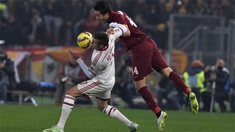 Milan (áo trắng) đã có một trận đấu đáng khen ngợi