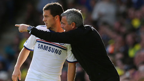 HLV Mourinho đánh giá Hazard rất cao nhưng anh chưa thực sự thể hiện được đẳng cấp cao nhất