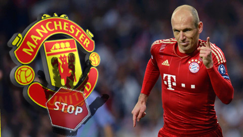 M.U sẽ khó có cơ hội chiêu mộ được Robben