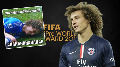 Luiz bị chế nhạo nặng nề sau khi có tên trong ĐHTB