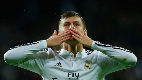 Toni Kroos có một năm 2014 rất thành công