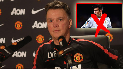 Van Gaal gạch tên Bale khỏi kế hoạch mua sắm của mình