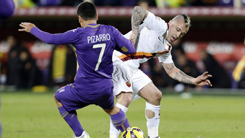 Fio và Roma chia điểm trong trận đấu kịch tính ở sân Artemio Franchi
