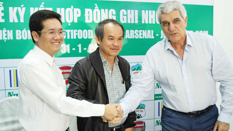 TP.HCM sắp có Học viện bóng đá NutiFood HA.GL-Arsenal JMG