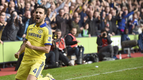 Fabregas giúp lối chơi của Chelsea vừa hiệu quả vừa mềm mại