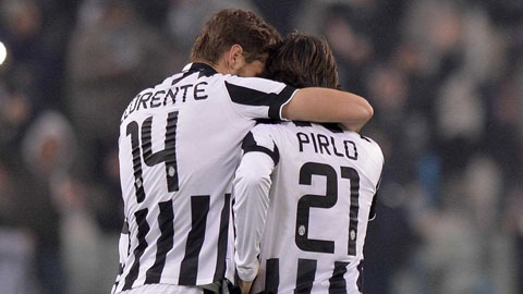 Llorente và Pirlo giúp Juve củng cố vị trí đầu bảng
