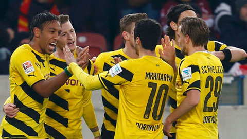 Dortmund xuất sắc thắng trận thứ 3 liên tiếp để lên vị trí thứ 10 trên BXH Bundesliga