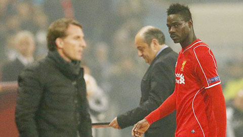 Balotelli luôn gây thất vọng kể từ khi gia nhập Liverpool vào mùa Hè 2014