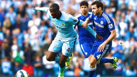 Man City (trái) là đội bóng có nhiều đường chuyền nhất ở Premier League mùa này