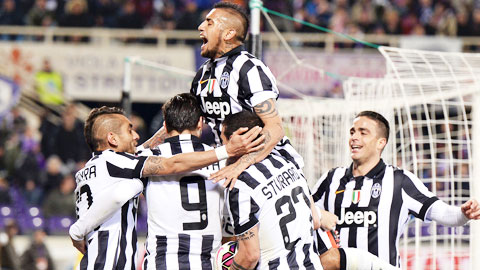 Juventus đang thăng hoa trong cuộc đua giành chức vô địch Coppa Italia, Champions League và Serie A
