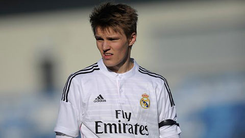 Odegaard chưa đủ thể lực để ra sân trong đội hình 1 Real Madrid