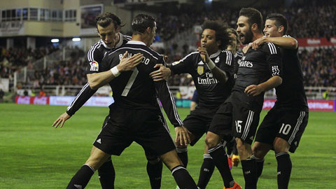 Phải khá vất vả Real mới đánh bại được Rayo Vallecano