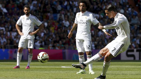 Ronaldo mở tỷ số từ pha sút phạt