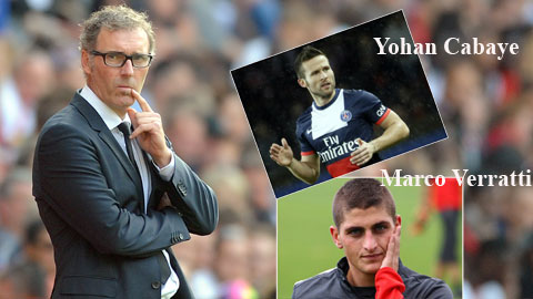Việc Verratti bị treo giò và Motta chưa chắc kịp bình phục có thể khiến HLV Blanc phải sử dụng cầu thủ dự bị như Cabaye