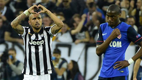 Vidal ghi bàn giúp Juve giành chiến thắng nhọc nhằn trên sân nhà