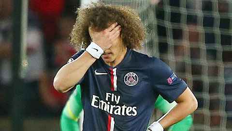 David Luiz khiến các CĐV PSG thất vọng toàn tập