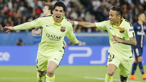 Neymar và Suarez giúp Barca đỡ phụ thuộc vào Messi