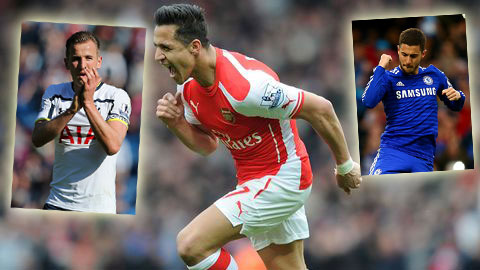 Kane, Sanchez và Hazard là 3 ứng viên nặng ký nhất