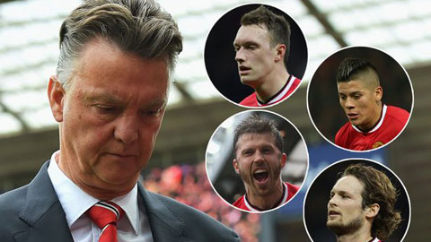 HLV Van Gaal đau đầu tìm kế sách khi mất 4 trụ cột
