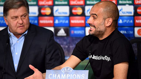 HLV Guardiola đang lên dây cót tinh thần cho các học trò trước trận tái đấu với Porto