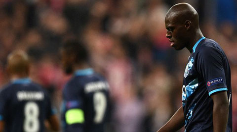 Martins Indi và đồng đội đã có một trận đấu thất vọng