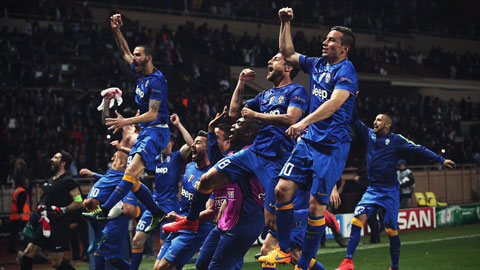 Niềm vui vô bờ của cầu thủ Juventus
