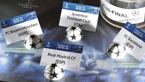 Rất nhiều cuộc hội ngộ đáng chú ý ở vòng bán kết Champions League