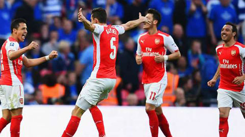 Arsenal đang có phong độ cao khi giành tới 9 chiến thắng liên tiếp