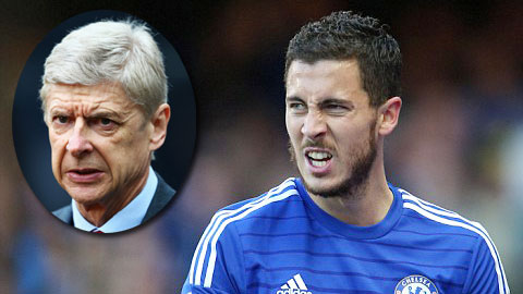 Wenger luôn dành sự ngưỡng mộ cho Hazard