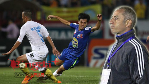 HLV Guillaume Graechen buồn vì màn trình diễn trong hiệp 1 của các học trò