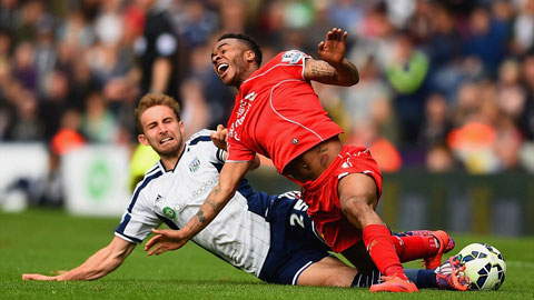 Liverpool bị West Brom cầm hòa