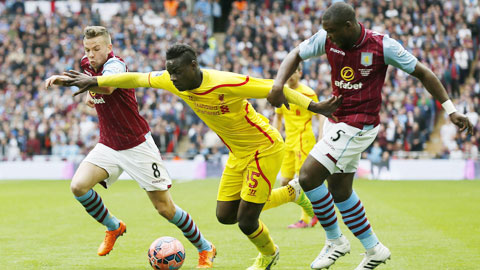 Các tiền đạo Liverpool như Balotelli (giữa) tiếp tục vô hại