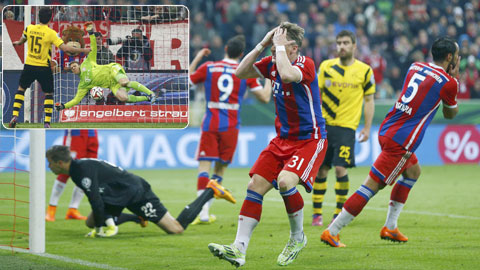 Một lần nữa, Bayern lại gục ngã trên chấm luân lưu ngay tại Allianz Arena