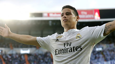 James Rodriguez tiếp tục tỏa sáng giúp Real giành chiến thắng dễ dàng trước Almeria