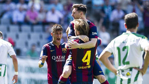 Barca tiễn Cordoba xuống hạng sau màn hủy diệt 8-0