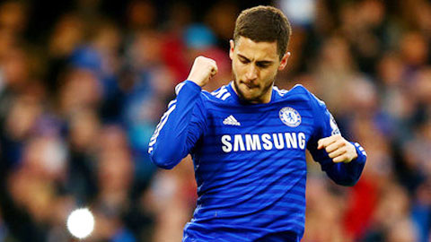 Hazard thăng tiến vượt bậc kể từ khi tới Chelsea