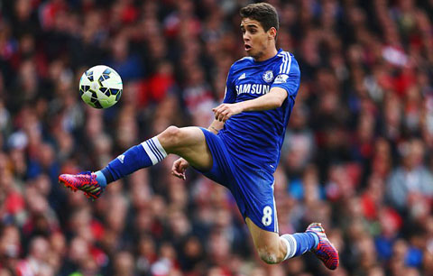 Oscar chơi tốt nhưng không giữ được tầm ảnh hưởng ở Chelsea