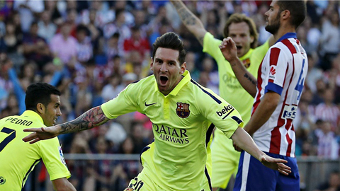 Messi ghi bàn thắng duy nhất của trận đấu