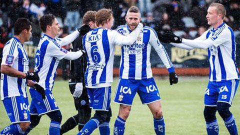 0h00 ng&agrave;y 26/5: Helsingborg vs Hammarby