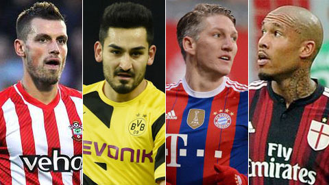 Schneiderlin, Guendogan, Schweinsteiger & De Jong: Ai hợp với M.U?