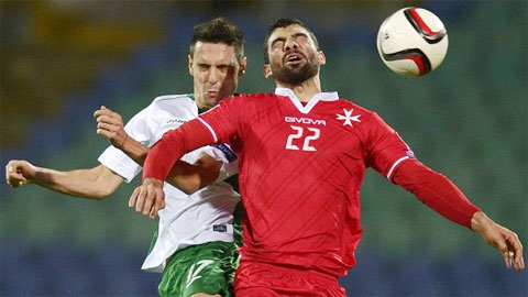 01h45 ngày 13/6: Malta vs Bulgaria